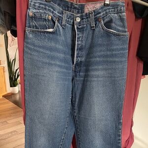 Levi’s made and crafted high-rise women’s jeans